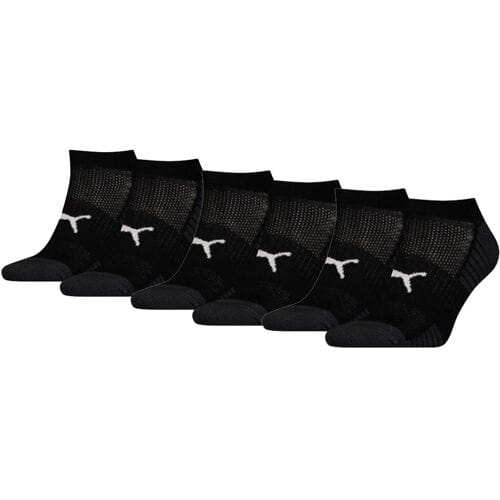 Puma Sport Cushioned Sneakersokken Light 6-pack Zwart-35/38