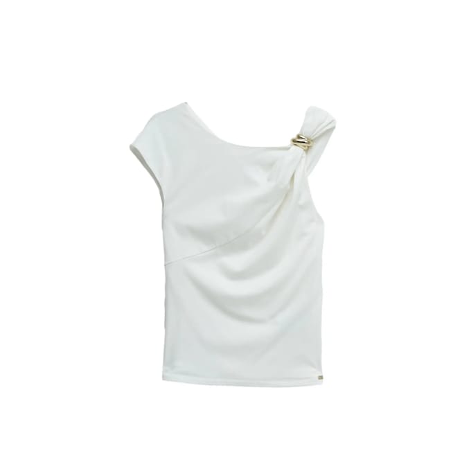 Asymmetrische Hals Tanktop Dames Salsa Jeans