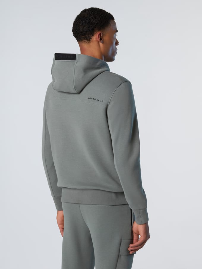 North Sails Hoodie Piqué Scuba stof