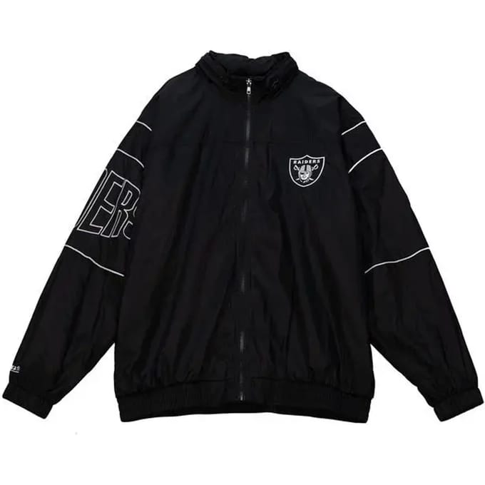 Track suit jas Mitchell & Ness NFL Los Angeles Raiders Sideline Jacket 1992