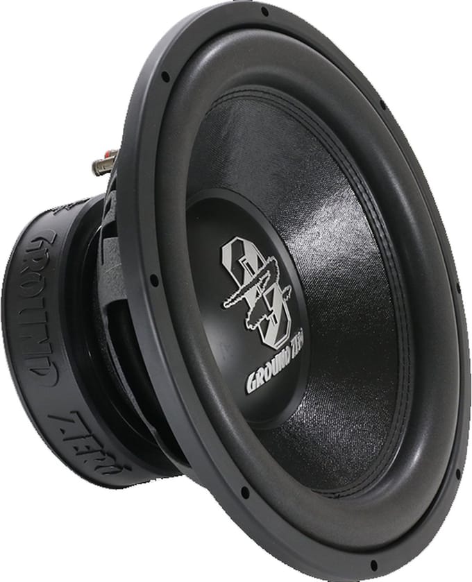 GROUND ZERO GZRW 38-D2 – 15 Inch High-Power Subwoofer – 1000W RMS – 2x2 Ohm – SPL & Daily Use – Klippel® Geoptimaliseerd