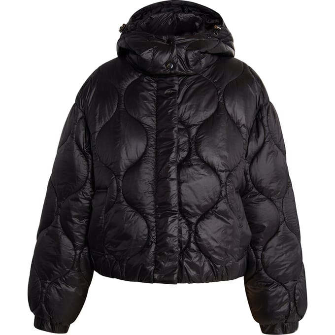 Faina Gewatteerde blouson Dames zwart