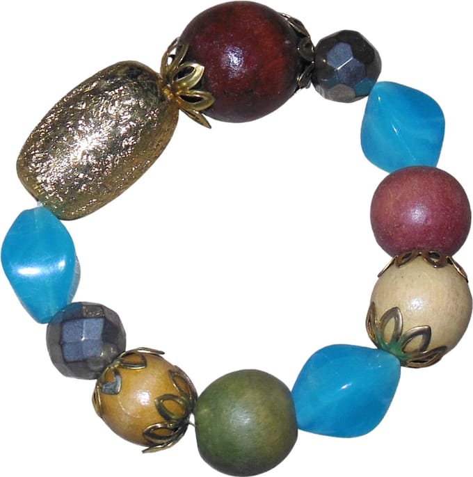 Armband diverse kleuren kralen