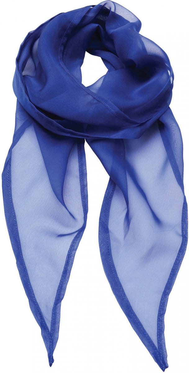 Premier Ladies Chiffon Scarf PR740 - Royal Blue - One size