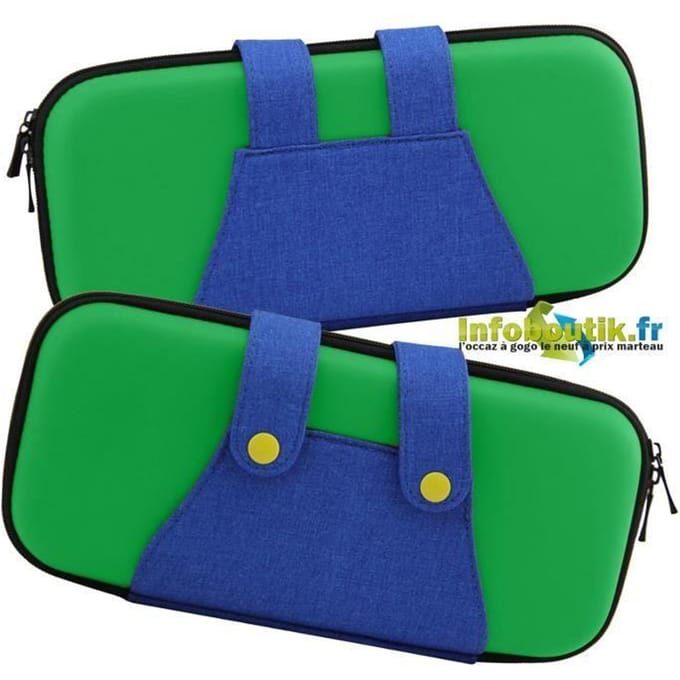 Housse de protection Rouge ou Verte pour Console Nintendo Switch / OLED / LITE rood