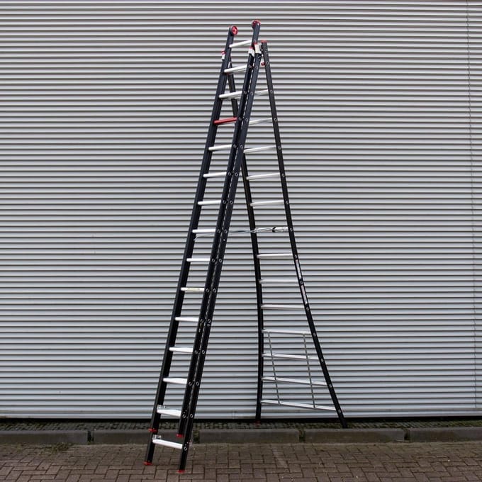 Altrex Nevada 3-delig - Reformladder - Werkhoogte 10.2m - Anti Slip