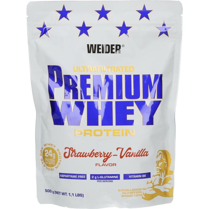 Weider Premium Whey (500g) Strawberry-Vanilla - Eiwitten - Wei-eiwit Mix