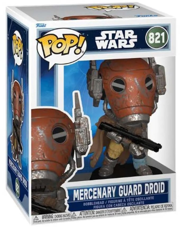 Funko! - Funko POP Vinyl SW M&G Mercenary Guard Droid