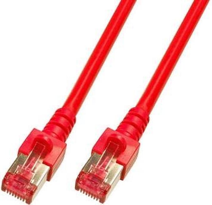 EFB NORDIC EFB-Elektronik patch cable - 0.25 m - red - Rood - 0.25m