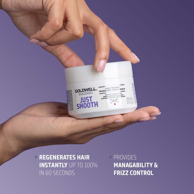 Goldwell Just Smooth 60 sec. behandeling Haarbehandeling Dames 200 ml