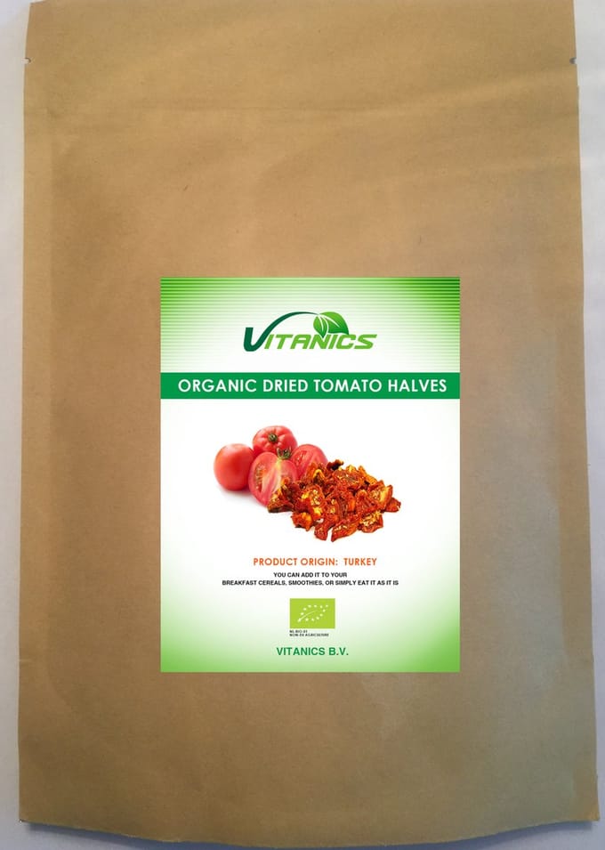Biologische Zongedroogde Tomaten Halve 500g