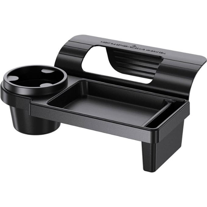 Deurvenster Telefoonhouder Hangende Organizer met Bekerhouder Auto Deur Opbergdoos Multifunctionele Auto Box Auto Accessoires zwart