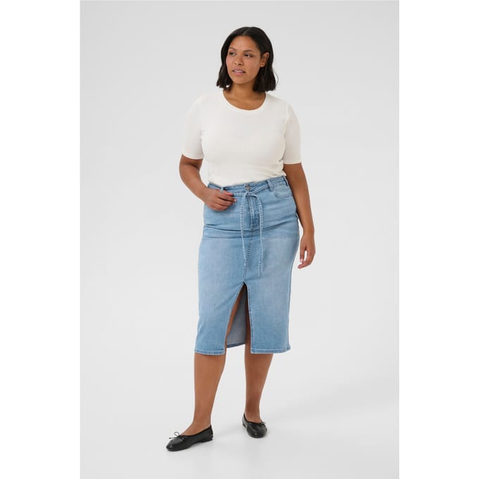 Denim rok Regular fit Light Blue Denim