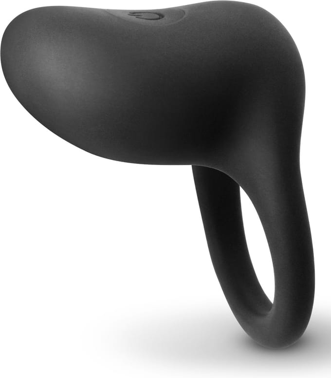 Renegade - Regal Vibrerende Siliconen Ring - Zwart