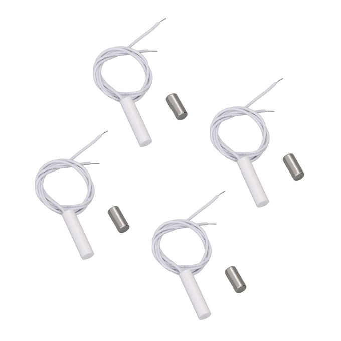 10 Sets Inbouw Bedrade Beveiligings Raam Deursensor DC100V Ingebouwde Raam Reed Schakelaar voor Alarm white