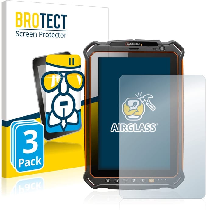 Screenprotector 3 Stuks voor i.safe MOBILE IS930.1 Beschermglas transparant