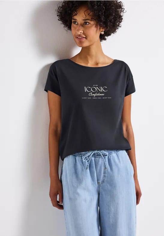 Shirt met tekst