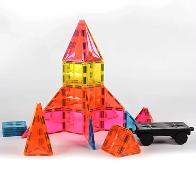 MNTL Fluorescent beach magneet speelgoed - 102 stuks