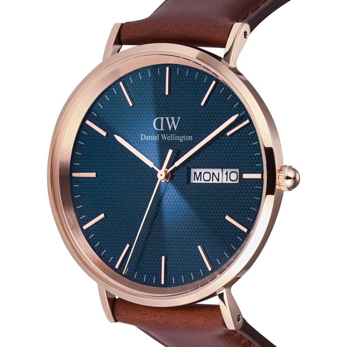 Daniel Wellington DW Watch Classic Day Display St Mawes Rose Gold Arctic 40mm