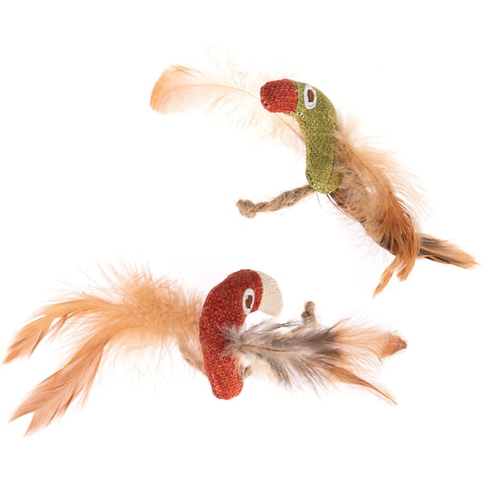 TIAKI Kattenspeelset Toekans met Kattenkruid Set van 2