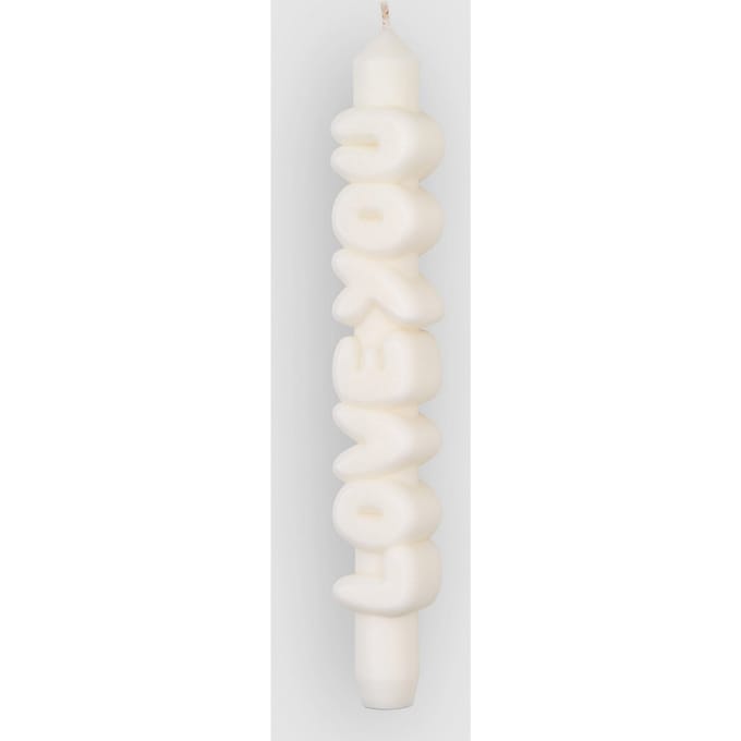 CandleHand Love You 3D Taper Kaars wit