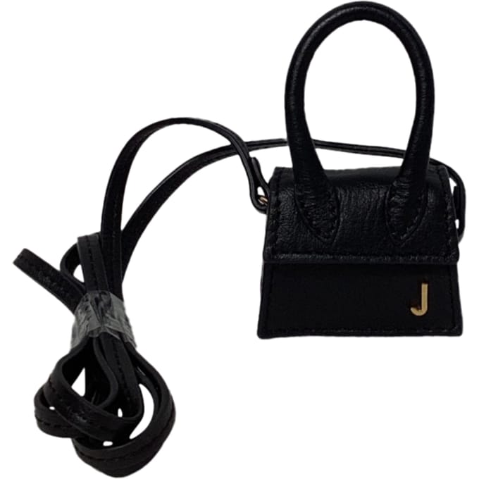 Jacquemus Le Petit Chiquito tas in zwart leer