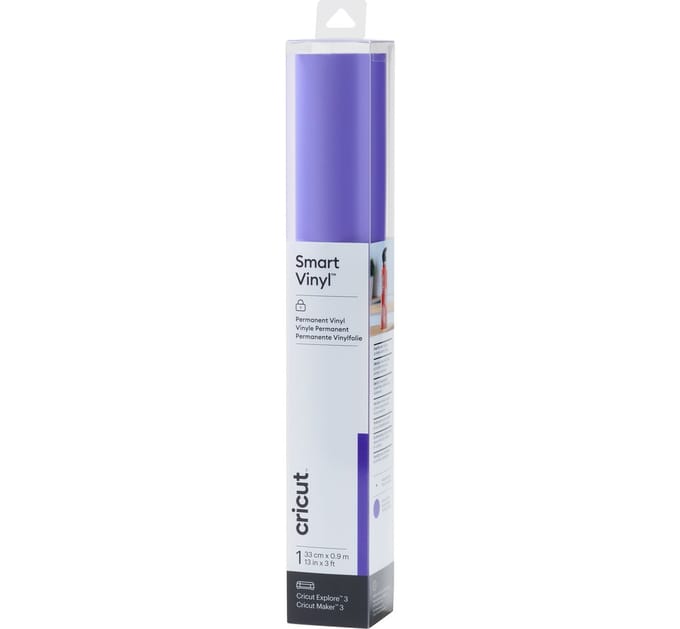 Cricut zelfklevende vinyl folie "Smart Vinyl - Permanent", 33 x 90 cm - Purple