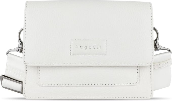 bugatti Schoudertas Elsa Shoulder Bag With Flap White Crème
