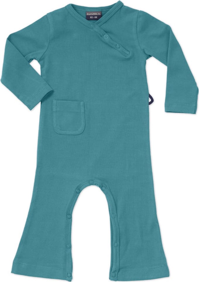 Silky Label jumpsuit maroc blue - Wijde Pijp - maat 62/68 - blauw