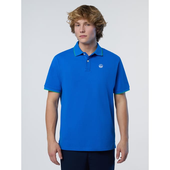 North Sails Polo overhemd Met contrasterende boorden