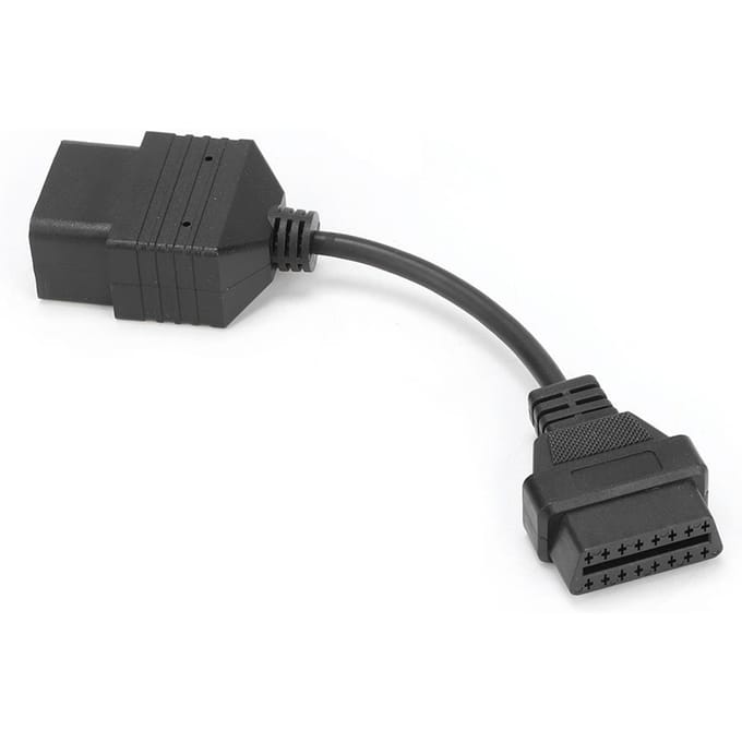 17-pins naar 16-pins OBD2 Diagnostische Kabel Adapter Connector Past voor Toyota white