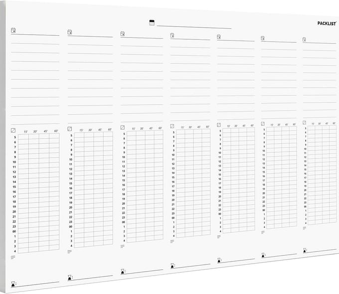 Wekelijkse Studie Planner voor School en Studenten | Weekplanner met Doelen en Taken
