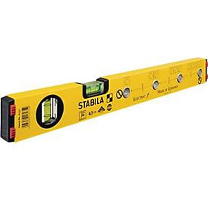 Stabila Type 70 Electric 16135/4 Waterpas voor elektriciens 43 cm 0.5 mm/m