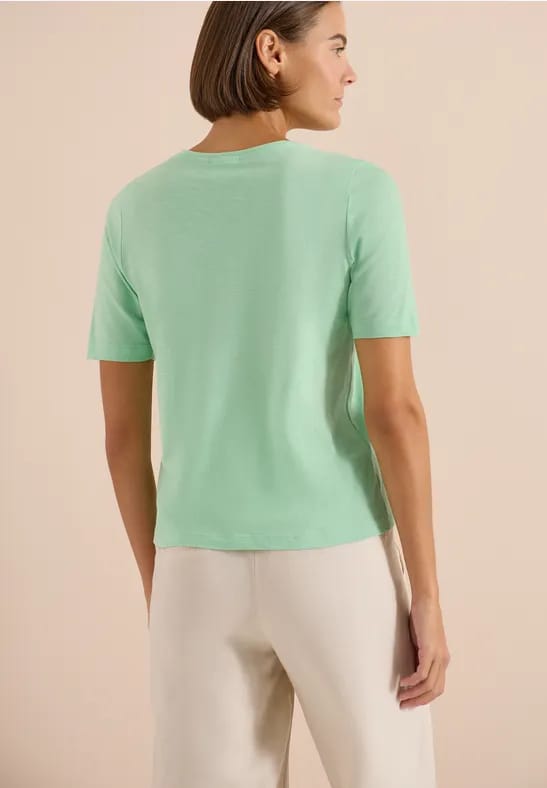 Basic Shirt met V-hals