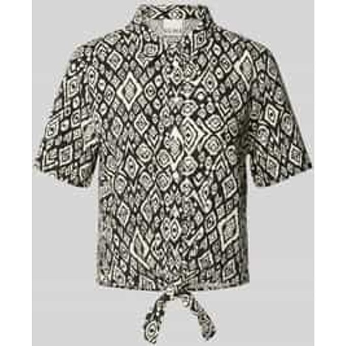 Ichi Blouse Ihlinno Sh2 20122921 204432 Black Diamond Ikat Dames Maat - W36