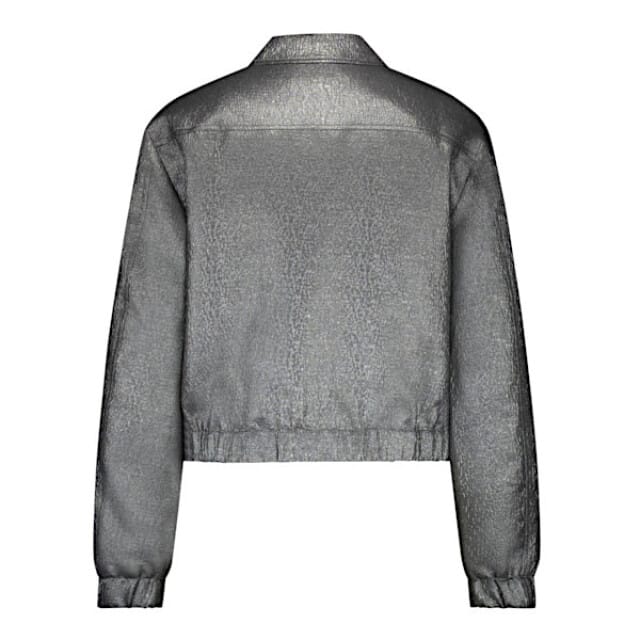 Red Button Blazer Bomber Metalic Srb4654 Grey Dames Maat - S