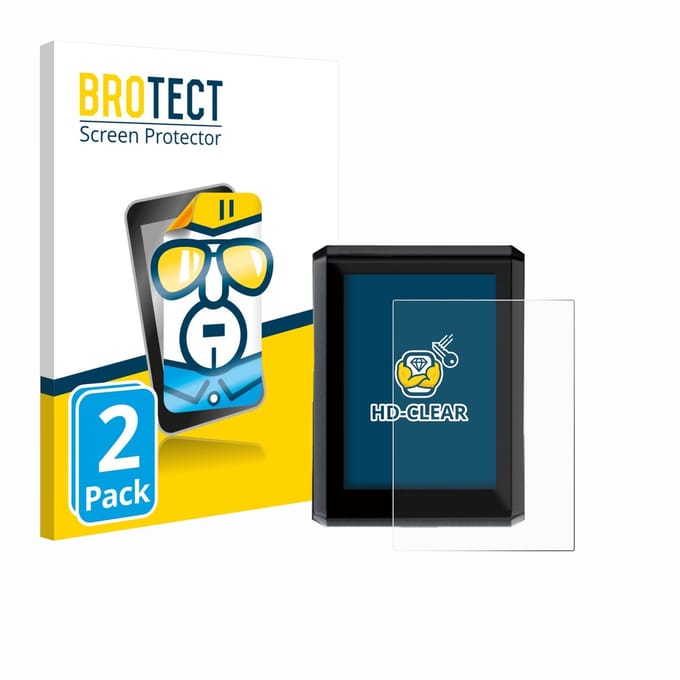 BROTECT - Screenprotector voor Shimano SC-EN610 - Folie Beschermfolie transparant 2 Stuks