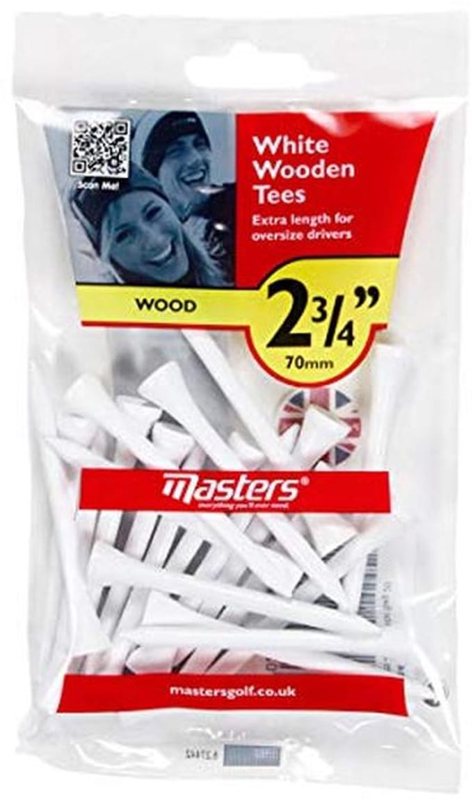 Houten Tees 70 mm - 20 Stuks voor Golf