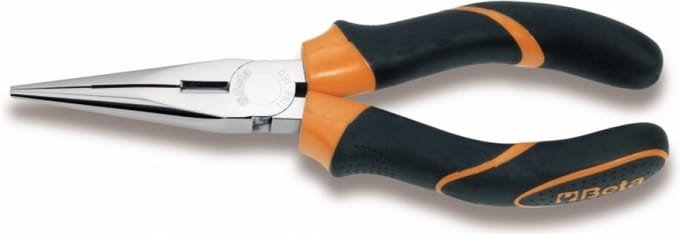 Beta Punttang 160mm - PVC Greep - Zwart/Oranje - Precisiewerk