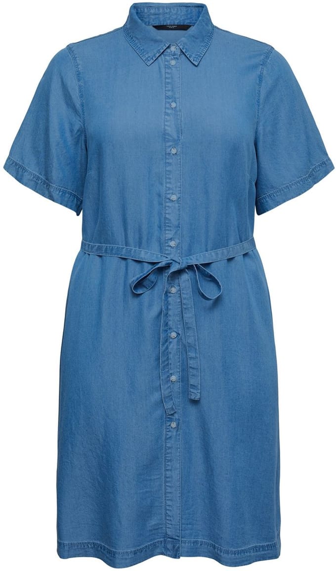 Vero Moda Curve Denim jurk VMCBREE Korte jurk