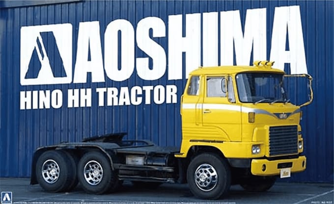 Aoshima Modelbouwpakket Landbouwvoertuigen - 00773 Hino HH Tractor Truck Plastic - 1:32 - Modelbouw