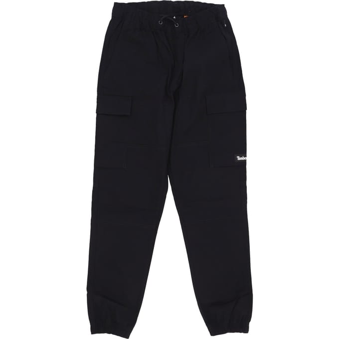 Lange heren cargo ripstop broek zwart
