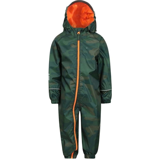 Mountain Warehouse Baby Camo Waterdicht Regenpak (Khaki)
