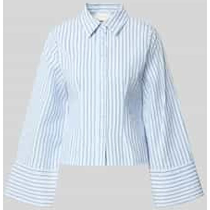 relaxed fit overhemdblouses met viscose