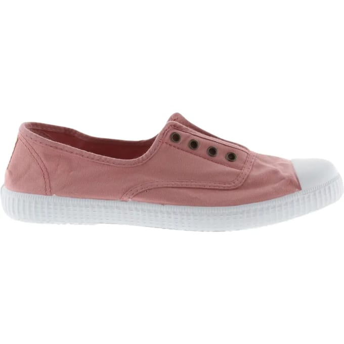 Damesschoenen met vetersluiting Victoria 1915 anglaise toile lavée