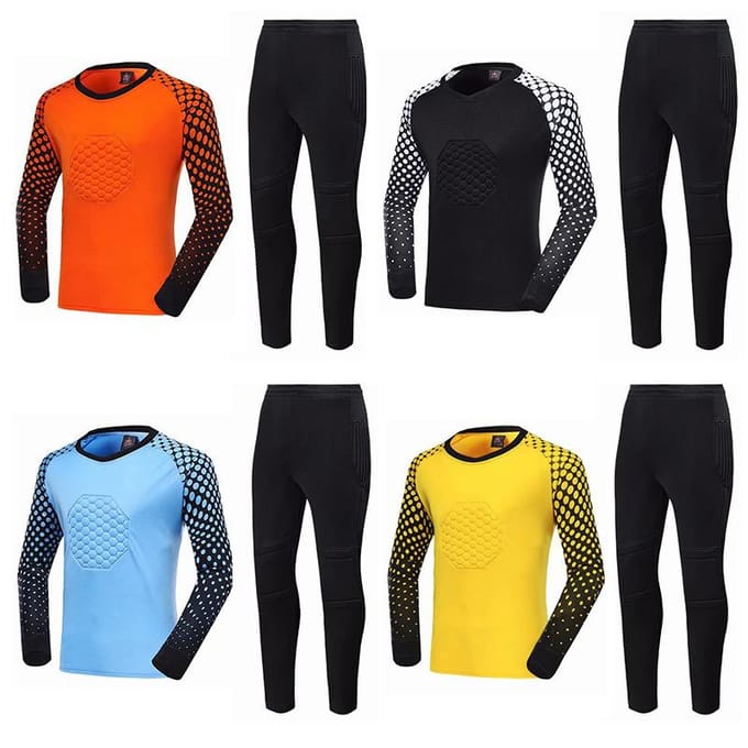 Kindervoetbal Keepersuniform Set Gantry Shirt Voetbaluniform Keepersuniform Voetbaltrainingsuniform Jersey 2XL