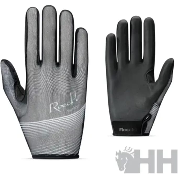 Roeckl - Rijhandschoen Laila - Black Shadow - Maat 7.5
