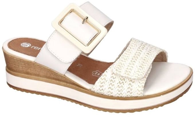 Remonte -Dames - wit - slippers & muiltjes - maat 39