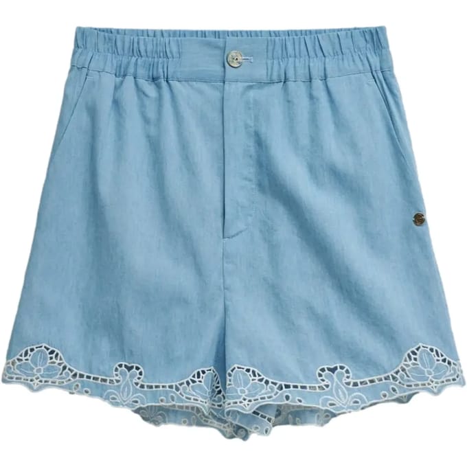 Short met borduursels dames Salsa Jeans