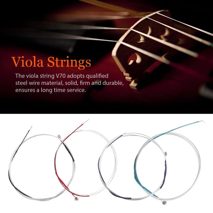 IRIN Professionele Nikkel Altviool Snaren V70 Muziekinstrument Accessoires black